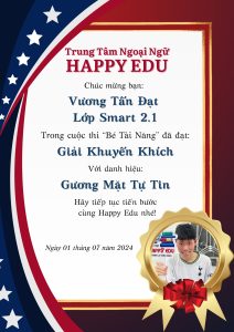 CUỘC THI BÉ TÀI NĂNG 2024 TẠI HAPPY EDU