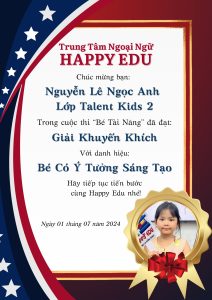 CUỘC THI BÉ TÀI NĂNG 2024 TẠI HAPPY EDU