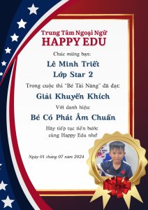 CUỘC THI BÉ TÀI NĂNG 2024 TẠI HAPPY EDU