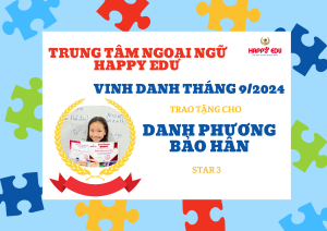 CHÚC MỪNG CÁC BẠN HỌC VIÊN XUẤT SẮC NHẤT THÁNG 9