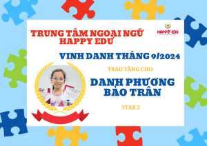 CHÚC MỪNG CÁC BẠN HỌC VIÊN XUẤT SẮC NHẤT THÁNG 9