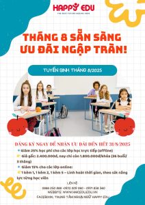 🌟 THÁNG 8 SẴN SÀNG – ƯU ĐÃI NGẬP TRÀN! 🌟